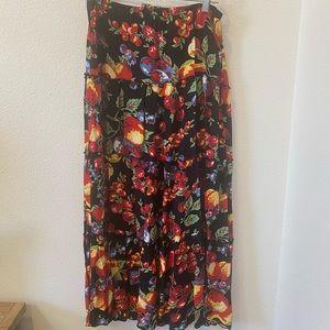 Floral long skirt